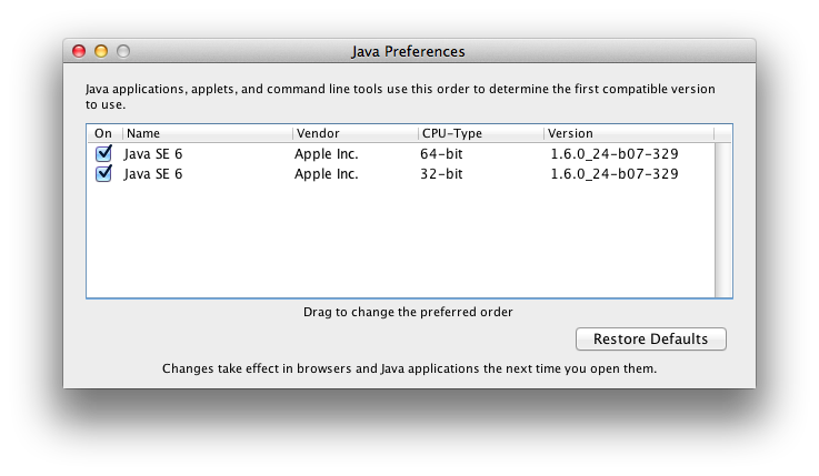 Java For Mac Lion